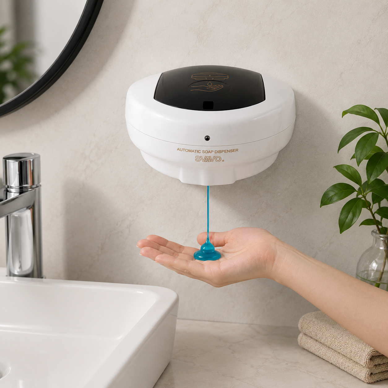OOLYUT™ Touchless Wall-Mounted Automatic Soap Dispenser