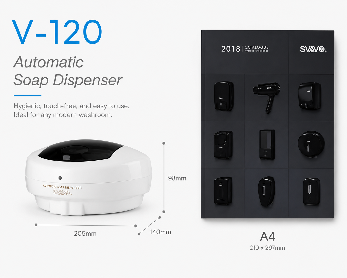 OOLYUT™ Touchless Wall-Mounted Automatic Soap Dispenser